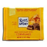 RITTER, MILK CHOCOLATE WITH CORN FLAKES